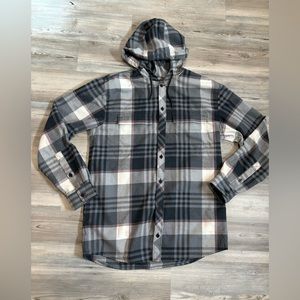 Burton button down with hood, medium, NWOT